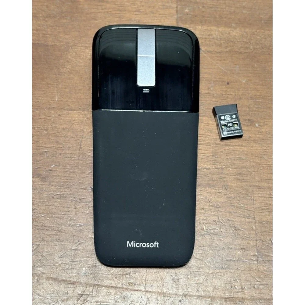 Microsoft Arc Touch Model: 1428 Wireless Touch Mouse with Dongle Tested